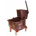 thumbnail image 5 of Carlisle 3690869 Commercial Mop Bucket with Side Press Wringer, 26 Quart Capacity, Brown, 5 of 8