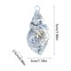 thumbnail image 3 of Colgante luminoso Fiudx de resina en forma de caracol para fiestas, 3 of 6