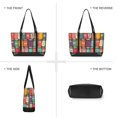 thumbnail image 6 of FORMRS Canvas Laptop Tote Bag for Women with 15.6" Computer Compartments Shoulder Handbag, Beige Jar, 6 of 7
