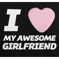 thumbnail image 4 of Old Glory Mens I Love My Awesome Girlfriend Candy Heart Short Sleeve Graphic T Shirt, 4 of 6
