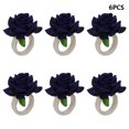 thumbnail image 3 of Servilletero de flores artificiales Inteprter 6 piezas colorido extraíble, 3 of 6