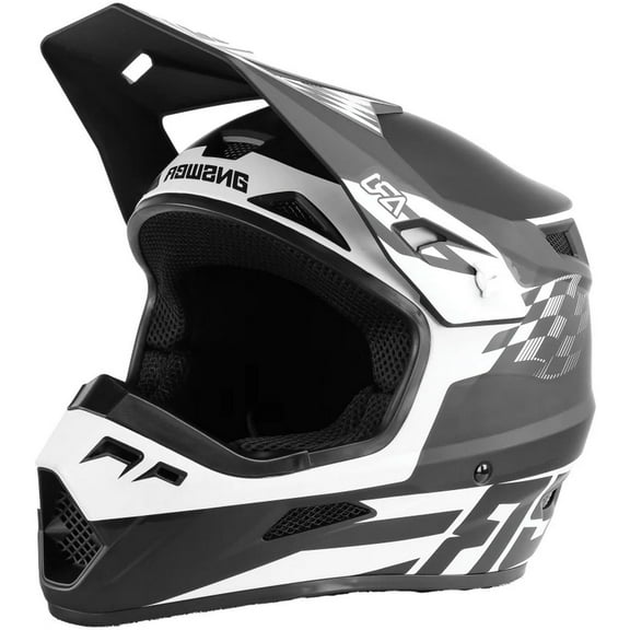 Answer AR1 Sweep Helmet Black/White Youth - Small