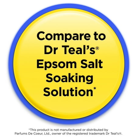 Equate Epsom Salt, Eucalyptus & Spearmint, 3 lbs, Compare to Dr Teal's® Epsom Salt Soaking Solution