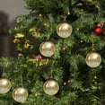 thumbnail image 2 of Lksixu Christmas Balls Ornaments for Xmas Tree, Christmas Decorations 2.36" Gold Shatterproof Decorative Ball Pendants with Glittering, Christmas Tree Hanging Bauble Sphere for Party Holiday, 2 of 6