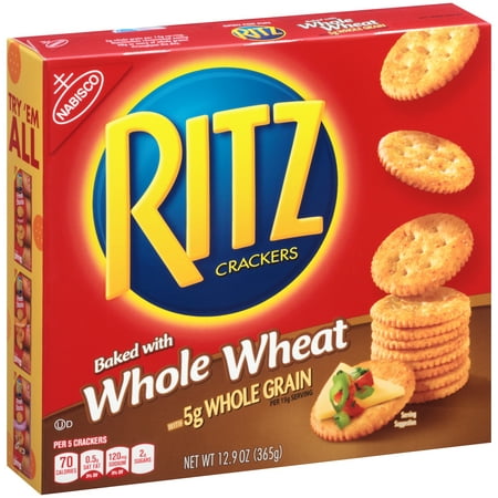 Nabisco Ritz Whole Wheat Classic Crackers, 12.9