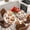 Brown, variant on Gingerbread Man Round Tablecloth, Fitted Table Cover with Elastic for 45"-54" Round Tables, Snowflakes Xmas Trees Candy Winter Table Cloth Outdoor Indoor Dinning Party Waterproof Tablecloths