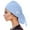 Light blue, variant on Daolelai Unisex Cotton Printed Operating Room Hat Doctor Nurse Hat Beautician Dustproof Gourd Hat