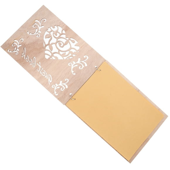 SHOWERORO Livre d'Or de Mariage en Bois pour Saisir des Moments Précieux et des Messages Sincères en Couleur Kaki 20 Rentrée des Classes