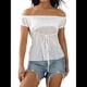 thumbnail image 3 of Camisetas de Estilo Grunge Y2K con Cuello Cuadrado Transparente y Retazos de Encaje para Mujer, Ropa Estética Gótica Vintage XL, 3 of 10