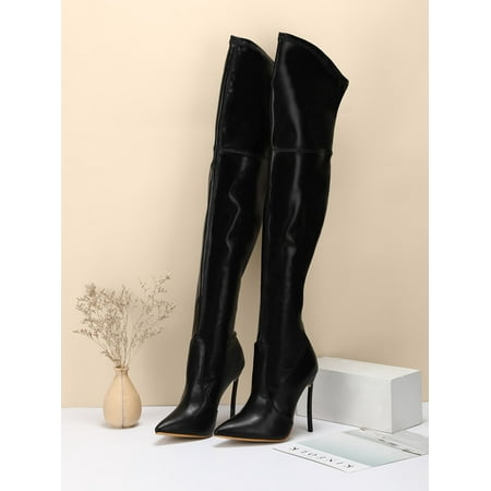 

Slip-On Stiletto Heeled Sock Boots Women‘s Footwear