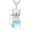 Style 3, variant on 925 Sterling Silver Fox/Penguin/Cat/Dog/Rabbit/Deer/Panda Necklace, Animal Moonstone Necklace Jewelry,Birthday Gift for Women,with 18"+2" Chain