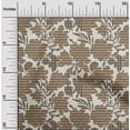 thumbnail image 1 of oneOone Tissu en Viscose Chiffon Automne Rayé & Floral Matériel de Robe Tissu Imprimé Tissu au Mètre 42 Pouces de Large, 1 of 1