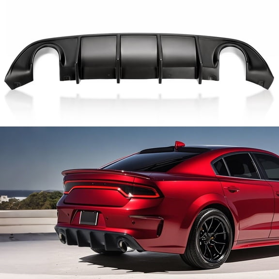 For Dodge Charger SRT Sedan 2015-2023 Rear Diffuser Bumper Lower Valance Lip