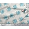 thumbnail image 3 of Soimoi Crepe Silk Fabric Flower Artistic Decor Fabric Printed Yard 42 Inch Wide, 3 of 3