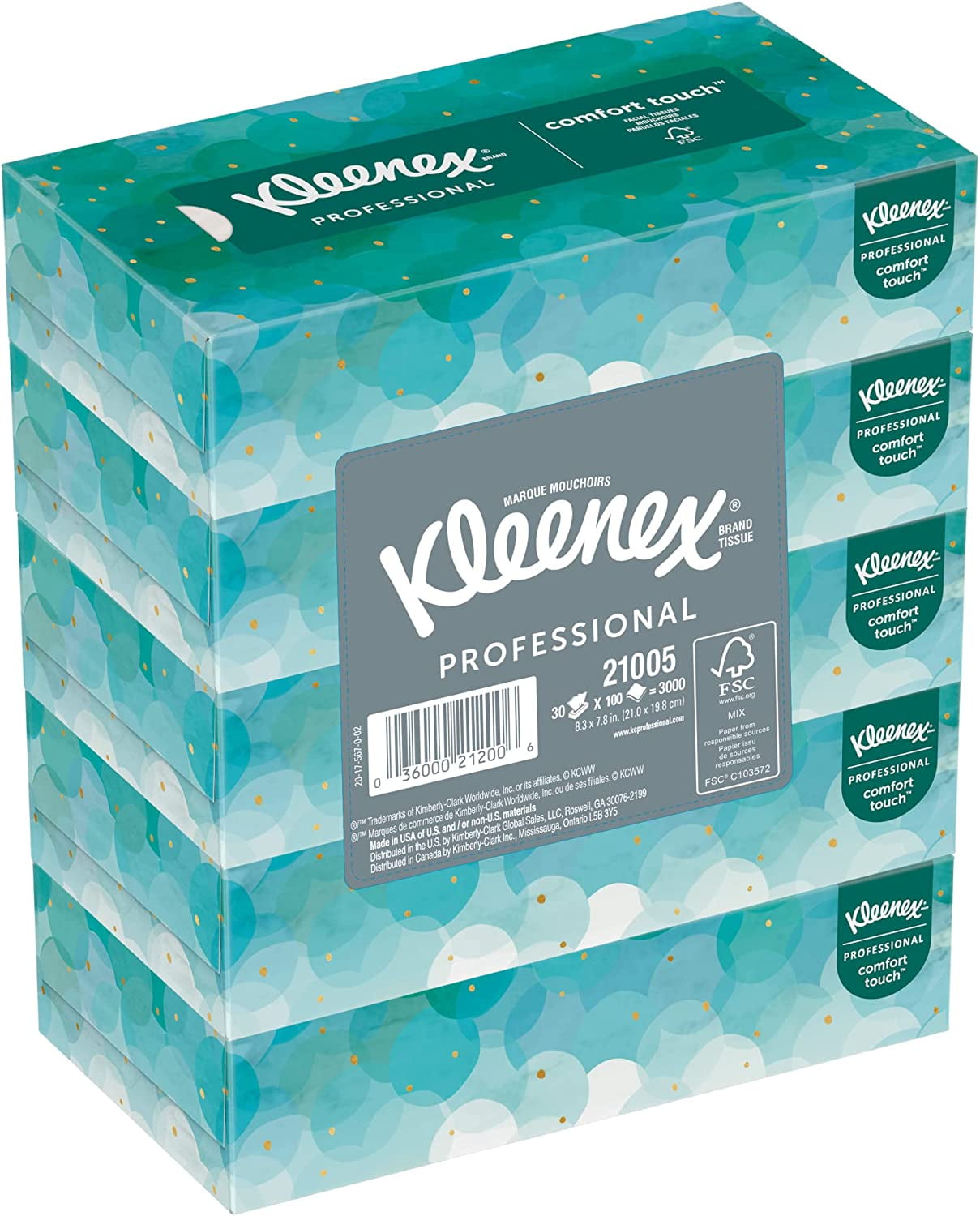 White Facial Tissue for Business 2Ply White PopUp Box 100 Sheets/ Tissue Box Facial