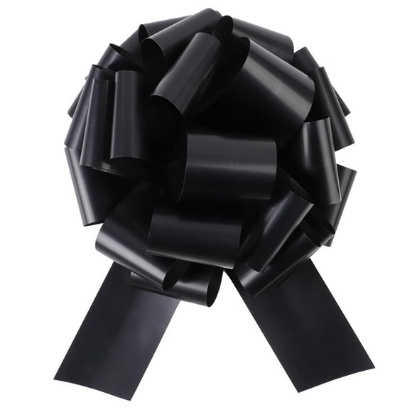 Lazo Decorativo HCHENBOW 12" Mate para Tirar 2 Unidades Negro