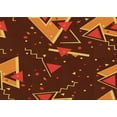 thumbnail image 1 of Ahgly Company Machine Washable Indoor Rectangle Transitional Maroon Red Area Rugs, 6' x 9', 1 of 7