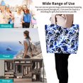 thumbnail image 4 of Yiaed Blue Lightning2 Print Handbag for Women Tote Purse Shoulder Bag Large Fashion Hobo Purse Handbag Shopping Tote, 4 of 5