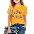thumbnail image 2 of hengsof T-Shirt à Manches Courtes pour Enfants 100e Jour d'École, Col Rond, Imprimé Graphique Mignon, Chandail Décontracté Confortable, Chemise Basique Élégante, 2 of 7