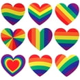 thumbnail image 1 of Ruisita 500 piezas de pegatinas de arco iris del orgullo gay en un rollo, apoyan causas LG Ruisita Ruisita, 1 of 2