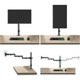 thumbnail image 5 of Bras pour Moniteur Simple Support de Bureau pour Moniteur Simple Support de Moniteur Réglable pour Écran Supporte jusqu'à Lb x Support de Moniteur Vesa, 5 of 5