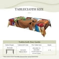 thumbnail image 5 of Scooby Doo Tablecloth Rectangular Table Cover Decor Reusable Kitchen Dining Room Home Party Table Cloth 35x55in, 5 of 8