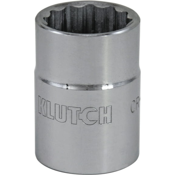 Klutch Socket, SAE, 1 1/16in., 3/4in.-Drive, 12-Pt.
