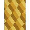 thumbnail image 1 of Ahgly Company Machine Washable Indoor Rectangle Transitional Deep Yellow Area Rugs, 7' x 9', 1 of 7
