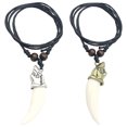 thumbnail image 1 of Miangastore 2 Pcs Collier Style Punk Pendentif Chaîne Décorative pour Hommes, 1 of 9
