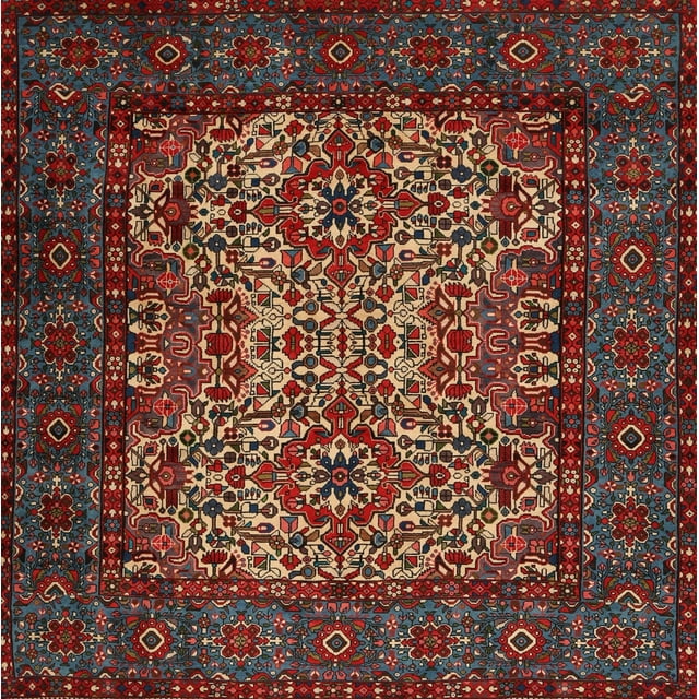 Ahgly Company Machine Washable Indoor Rectangle Traditional Brown Area Rugs, 9' x 12'