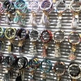 thumbnail image 3 of jiaroswwei Fashion Women Round Enamel Tassel Pendant Bracelet Bangle Keychain Wrist Strap, 3 of 8