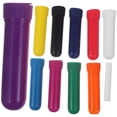 thumbnail image 1 of 12 Sets Aromatherapy Blank Nasal Inhaler Tubes Refillable Empty Tubes Nose Nasal Container with Cotton Bar (Mixed Color), 1 of 3