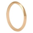 thumbnail image 3 of Women\'s Knife Edge Wedding Band Ring 14k Rose Gold (2.7 mm), 3 of 3