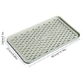 thumbnail image 3 of Ke1Clo Large Double Layer Drainage Tray, Food Grade Plastic Drying Mat, Multipurpose Kitchen Countertop Organizer, Cup Utensil Drying Rack, 3 of 6