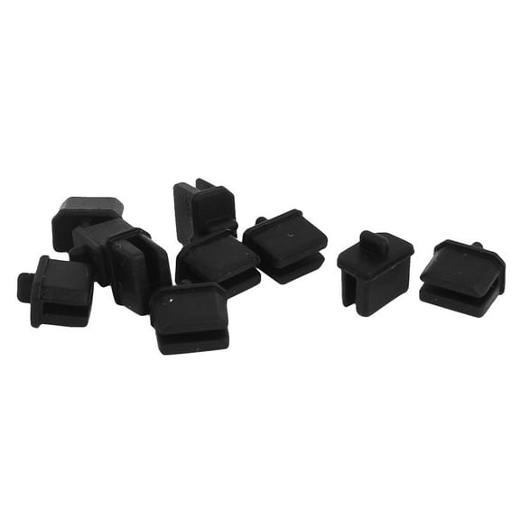 10Pcs Display Port Dust Plug, Black Anti Dust Cover Laptop Port Stopper Cap Protector for Mini Displayport Thunderbolt Port