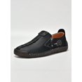 thumbnail image 3 of Handmade Casual Men's Shoes, Comfortable Leather Men's Loafers, Convenient For Walking, Driving And Outdoor Activities, 3 of 4