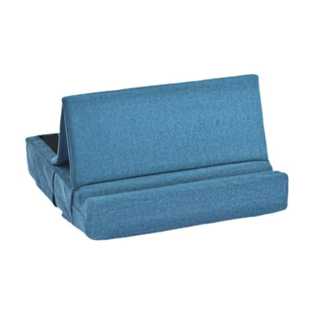 LeeQinersw Tablet Pillow Holder 3 Viewing Angles Stable for 4-13inch Device with Pocket Pen Blue