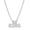 Silver, variant on KING Pendant Necklace for Men – Stainless Steel Iced Out Letter Pendant with CZ Diamonds – Hip Hop Chain, Durable, Fade-Resistant, Urban Streetwear Jewelry (18K Gold Plated)