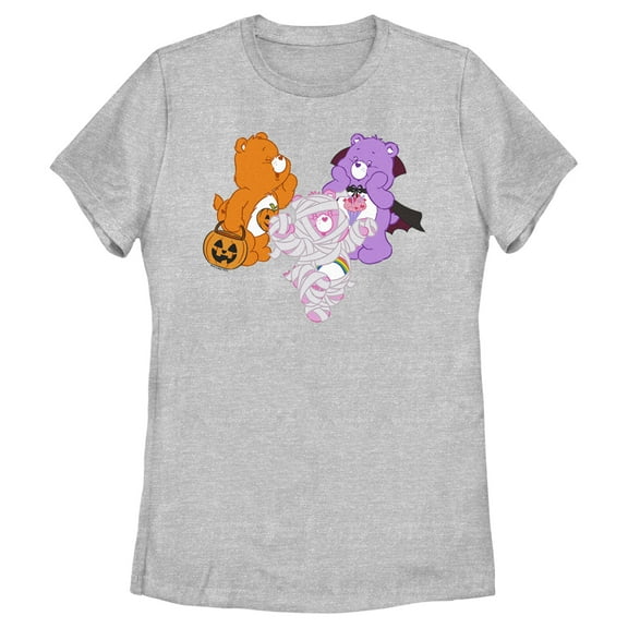 Women's Care Bears Halloween Bears Graphic Tee Athletic Heather Large