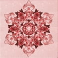 thumbnail image 1 of Ahgly Tapis d'Intérieur Lavable en Machine Carré Rouge, 6 Pieds Carré, 1 of 7