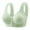 Green, variant on yievot Women's Front Button Closure Bra Comfort Full Coverage Bra Senior Front-Closing Wirefree Bra Everyday Wireless Bras