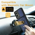thumbnail image 5 of Elegant Choise Case with Slide Camera Lens Cover and Stand for Moto G Stylus 5G 2024, Blue, 5 of 15