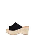 thumbnail image 3 of Brinley Co. Womens Platform Espadrille Slide, 3 of 7