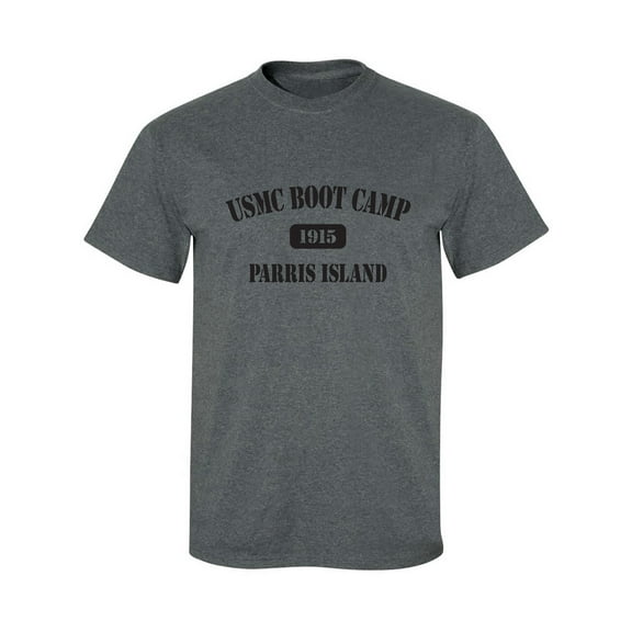 USMC Boot Camp Parris Island Adult Short Sleeve T-shirt
