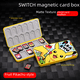 thumbnail image 1 of Caja de tarjeta de juego Switch NS tarjeta magnética con caja de almacenamiento bolsa de tarjeta portátil de silicona de gran capacidad accesorios oled, 1 of 4