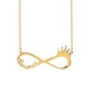 Crown Infinity Name Necklace