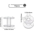 thumbnail image 2 of 10Pcs Window Shade Spool Plastic Clear Pleated Shade Hold Downs Transparent RV Blind Parts Tensioner Covering Hardware Windows Cord Retainer First Kit for RV Day Night Home Bedroom, 2 of 5