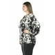 thumbnail image 2 of Blusa diseño tipo capa Roman Fashion /Tallas Extras, 1656 (Negro vaca) negro 36, 2 of 4