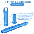 thumbnail image 6 of EASTROCK Recorder Instrument 3Pcs Soprano Recorder Flute C Key German Style for Beginners/Students, Blue, 6 of 7