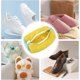 thumbnail image 5 of Shoe Washing Machine Bag for Laundry - Padded Net Protector for Shoes, Polyester, Fluffy Fibers, Beige, 1 Piece, 5 of 5